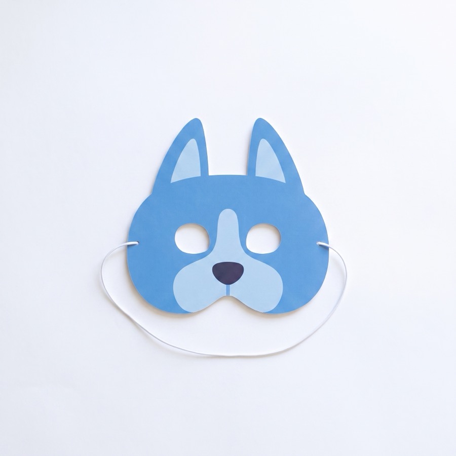 Bluey die-cut party mask, in stock in store
