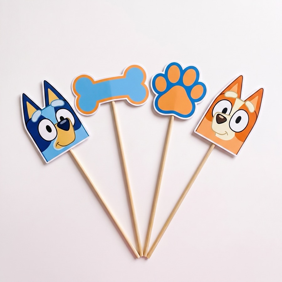 Bluey photo booth props, in stock in store