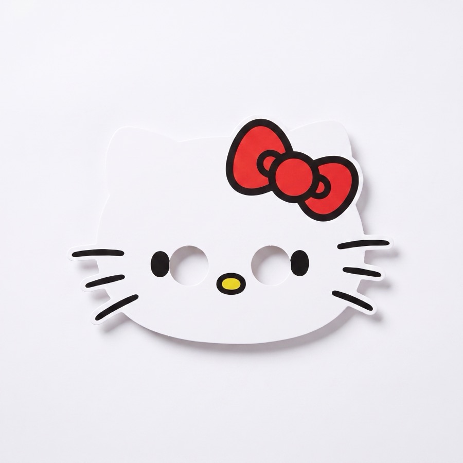 Hello Kitty die-cut party mask, in stock in store