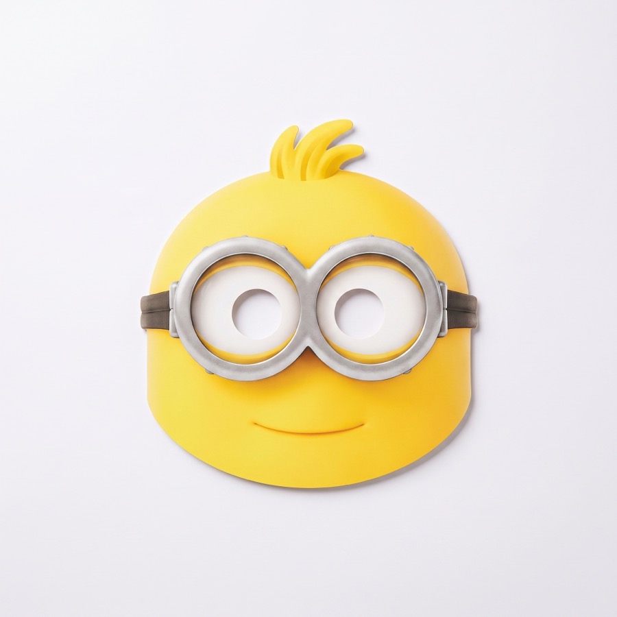 Minions die-cut party mask, in stock in store