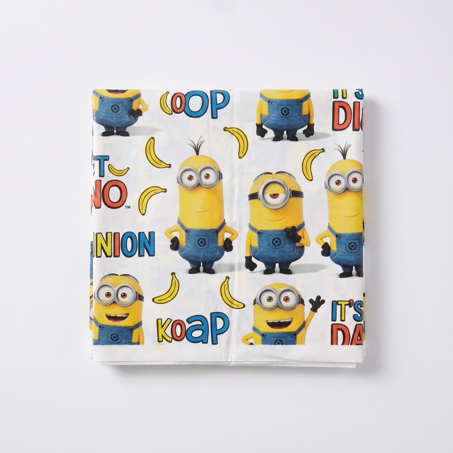 Minions themed table cover, in stock in store