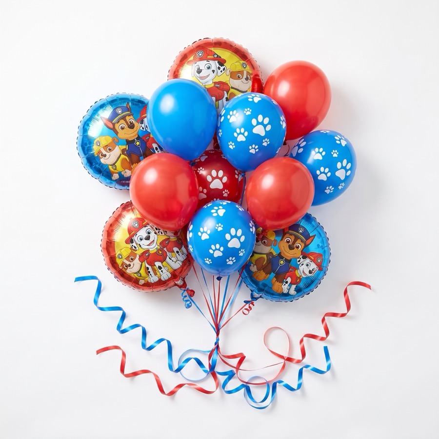 Paw Patrol balloon bunch, in stock in store
