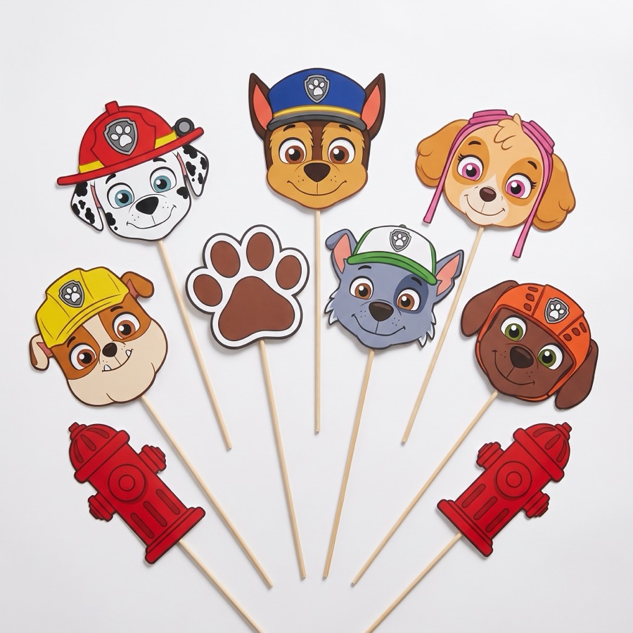 Paw Patrol photo booth props, in stock in store