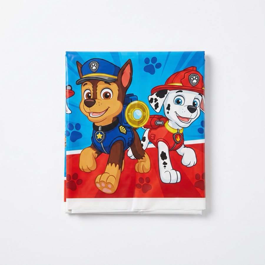 Paw Patrol themed table cover, in stock in store