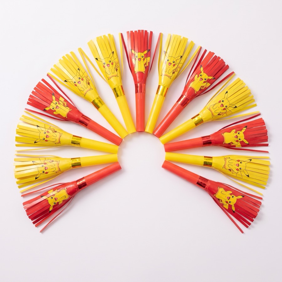 Pokémon party blowouts and noisemakers, in stock in store