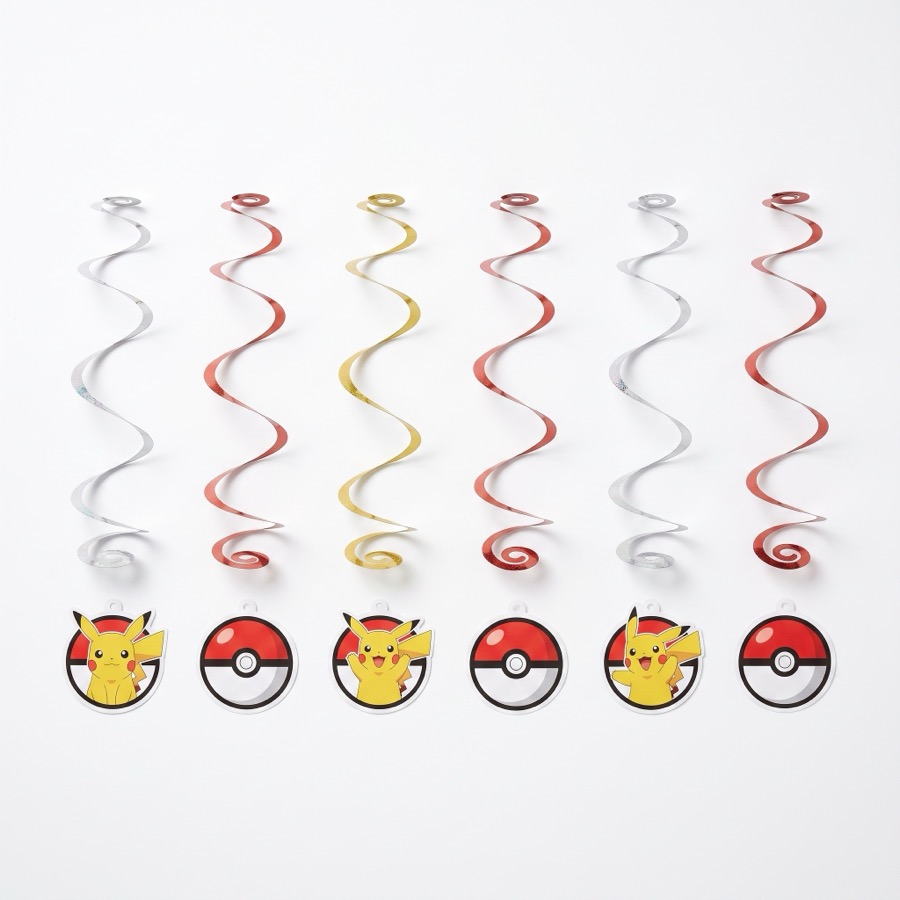 Pokémon hanging swirl decorations, in stock in store