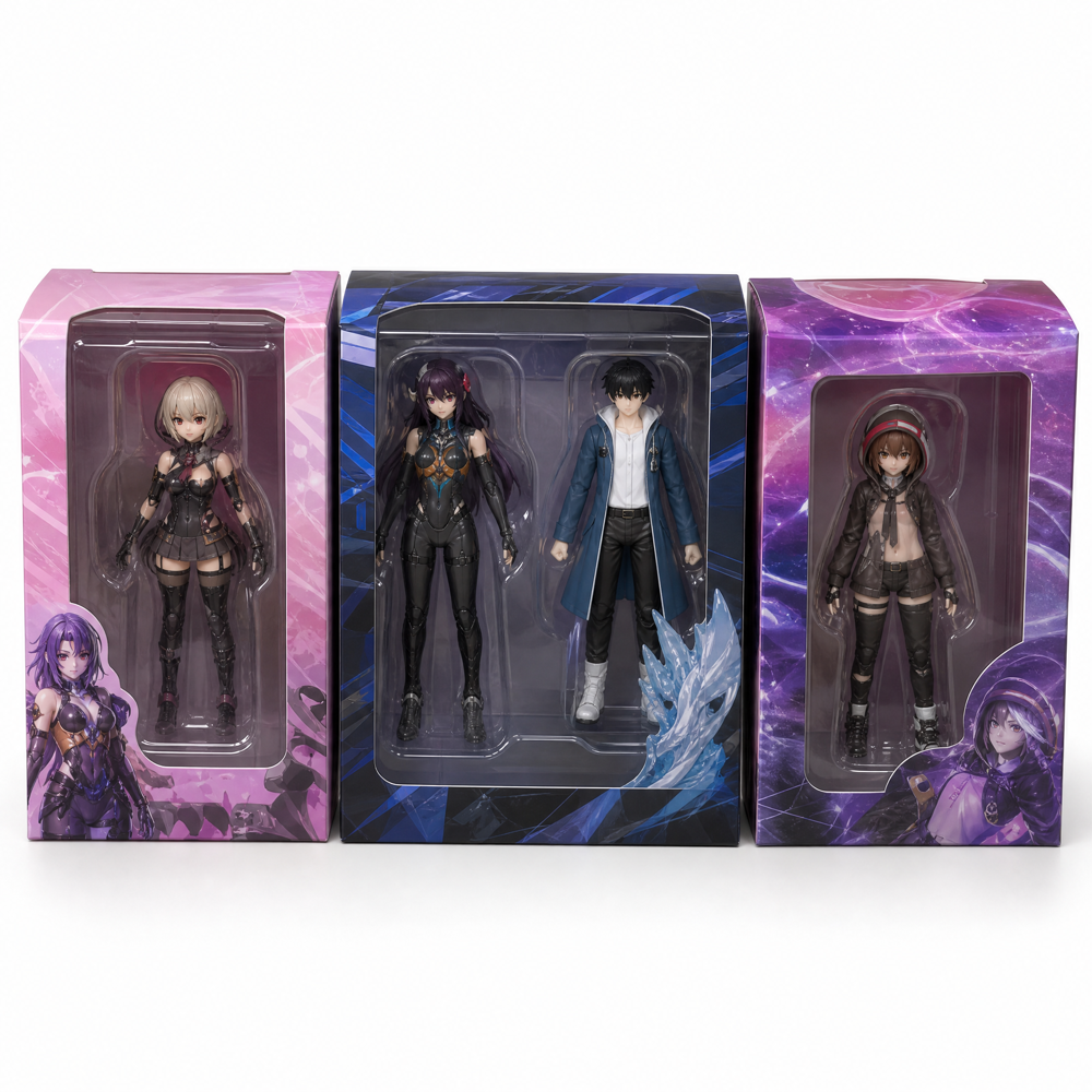 Sets de juguetes y figuras de colección en caja