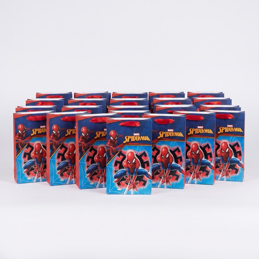 Spider-Man favor and loot bags, in stock in store